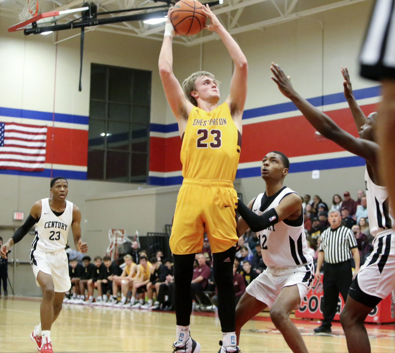 Jake Wadding, Chesterton, basketball
